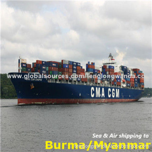 Cheap Ocean Freight Shipping to Yangon of Myanmar from Shanghai/Yiwu/Ningbo/Hangzhou